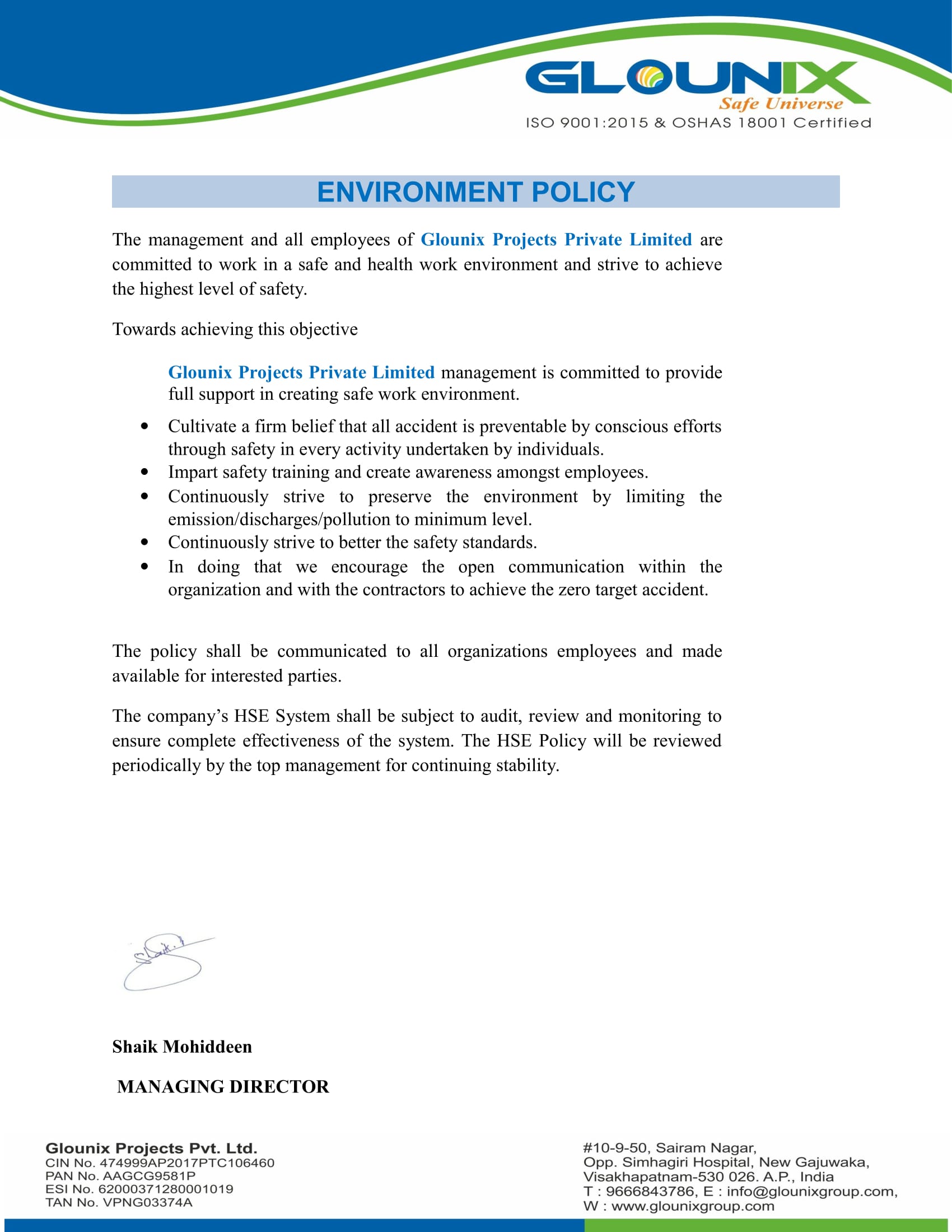 environment policy